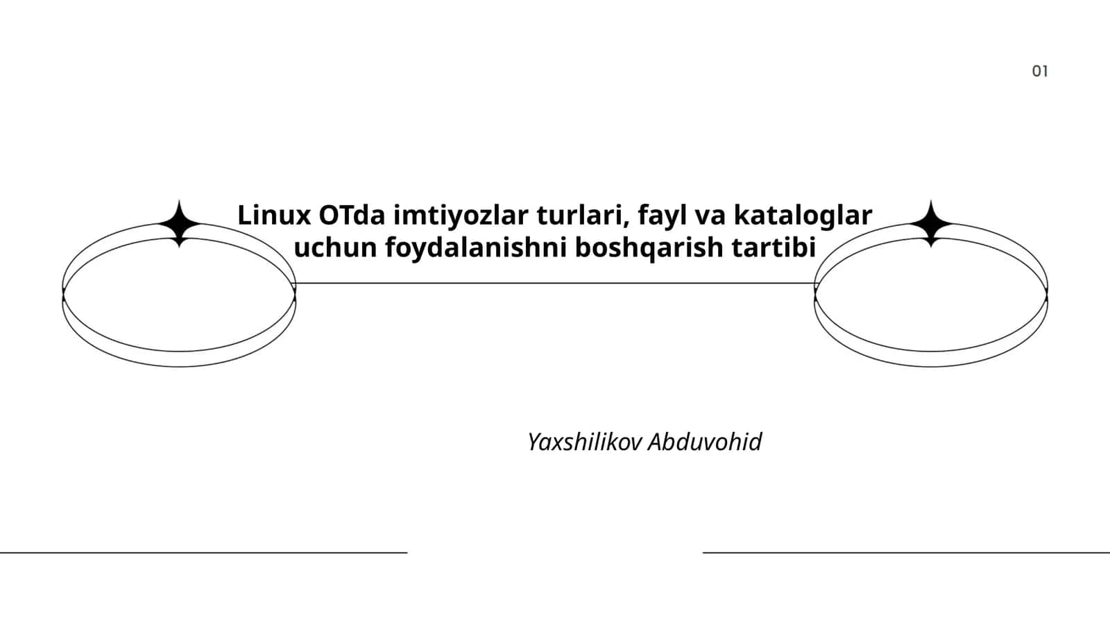 Linux OTda imtiyozlar turlari, fayl va kataloglar uchun foydalanishni boshqarish tartibi