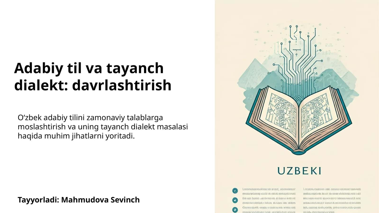 Tayanch dialekt