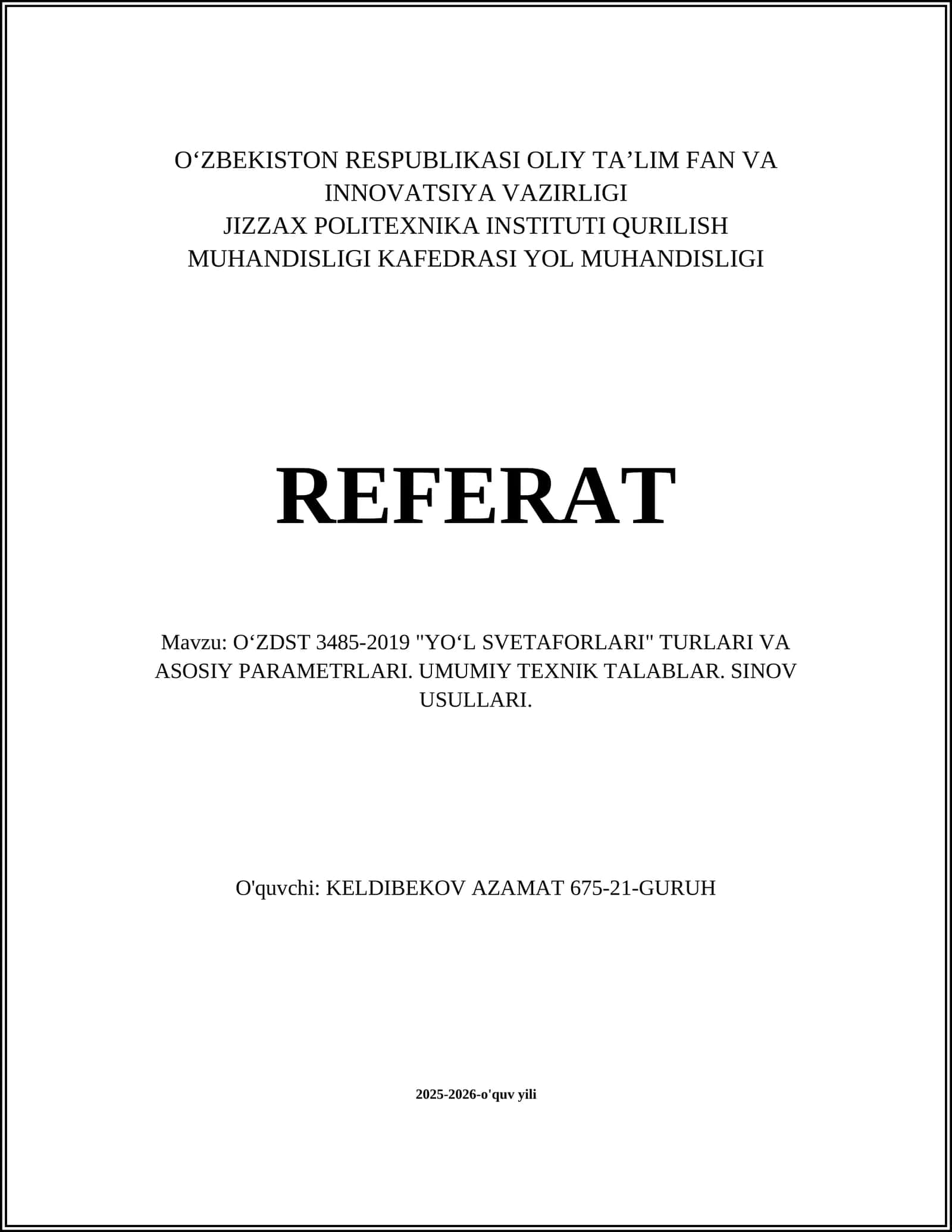 Svetafor turlari va tasnifi