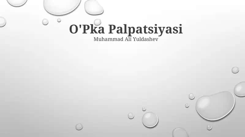 O'Pka Palpatsiyasi