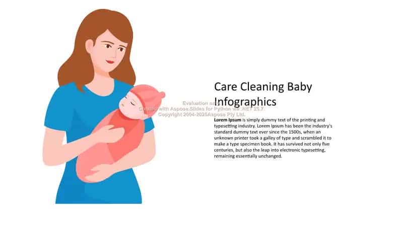 Care Cleaning Baby Infographics