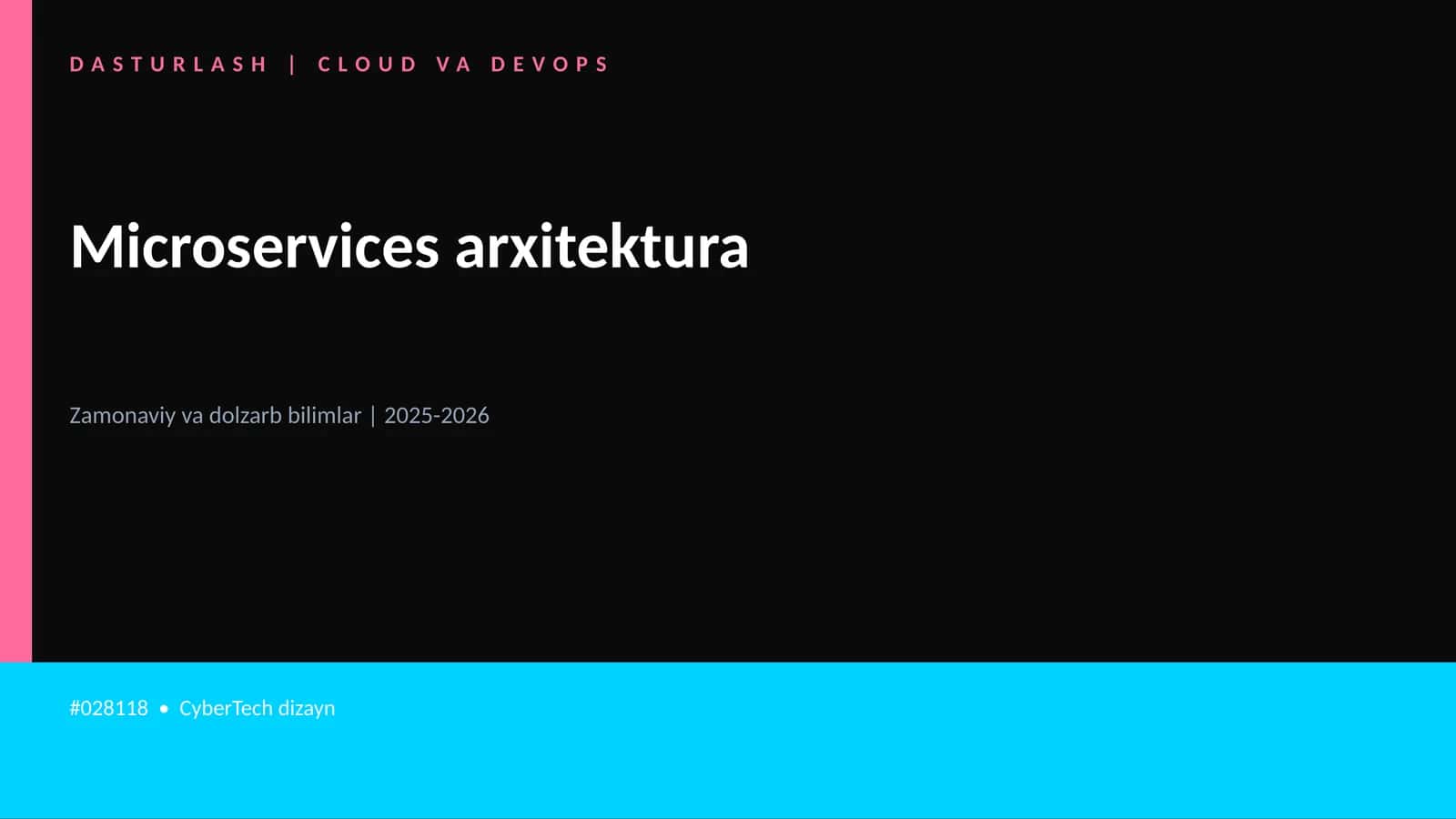 Microservices arxitektura