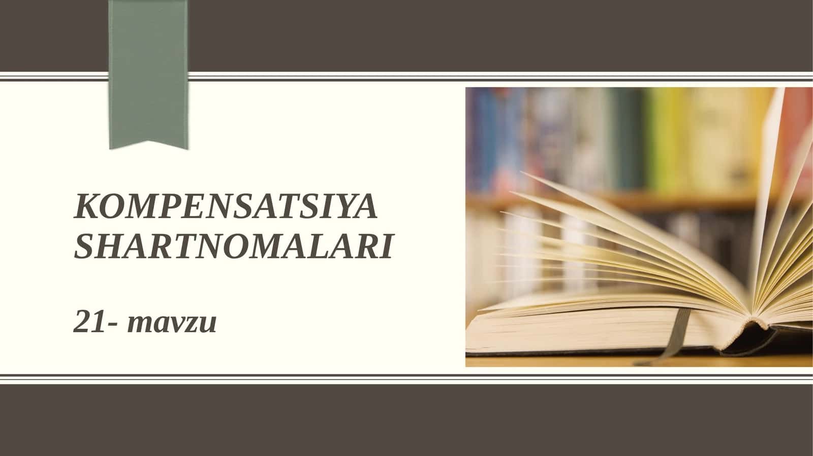 Kompensatsiya shartnomalari