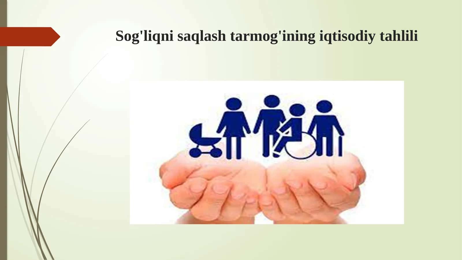 Sog'liqni saqlash tarmog'ining iqtisodiy tahlili