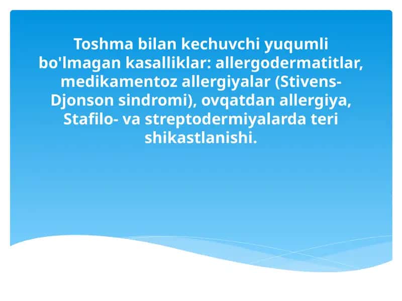 Allergodermatitlar