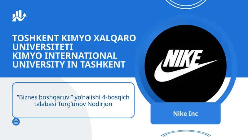XALQARO BOZORLARDA RAQAMLI MARKETING STRATEGIYASI
NIKE INC MISOLIDA.