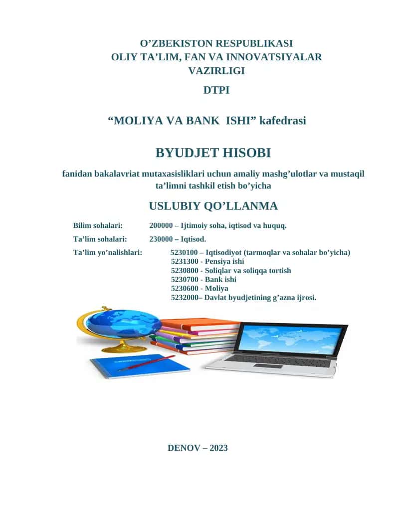 BYUDJET HISOBI