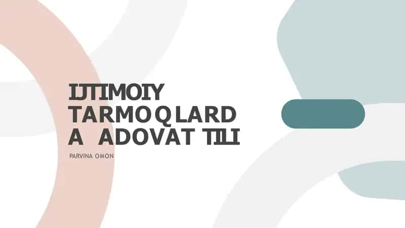 IJTIMOIY TARMOQLARDA ADOVAT TILI PARVINA OMOM