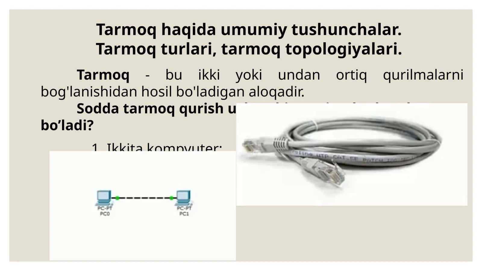 TARMOQ TURLARI