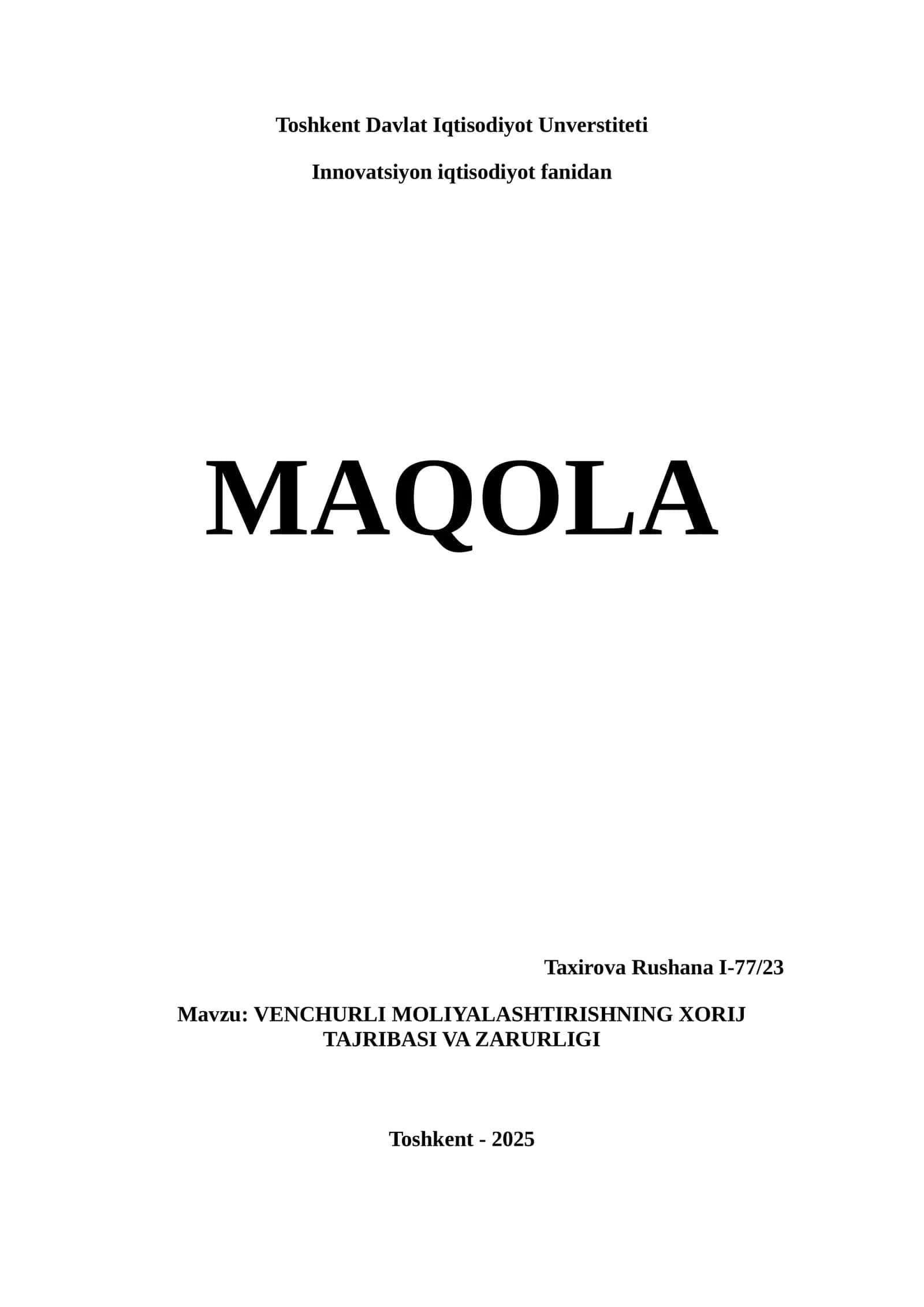 MAQOLA
