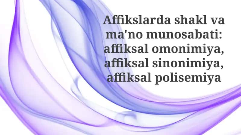 Tilga Bog'liq Qo'shimcha Gomoniya Misollari