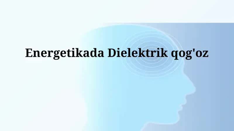 Dielektrik qog'oz