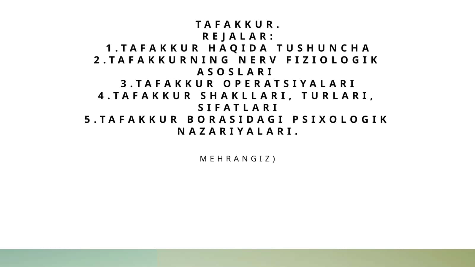 Tafakkur