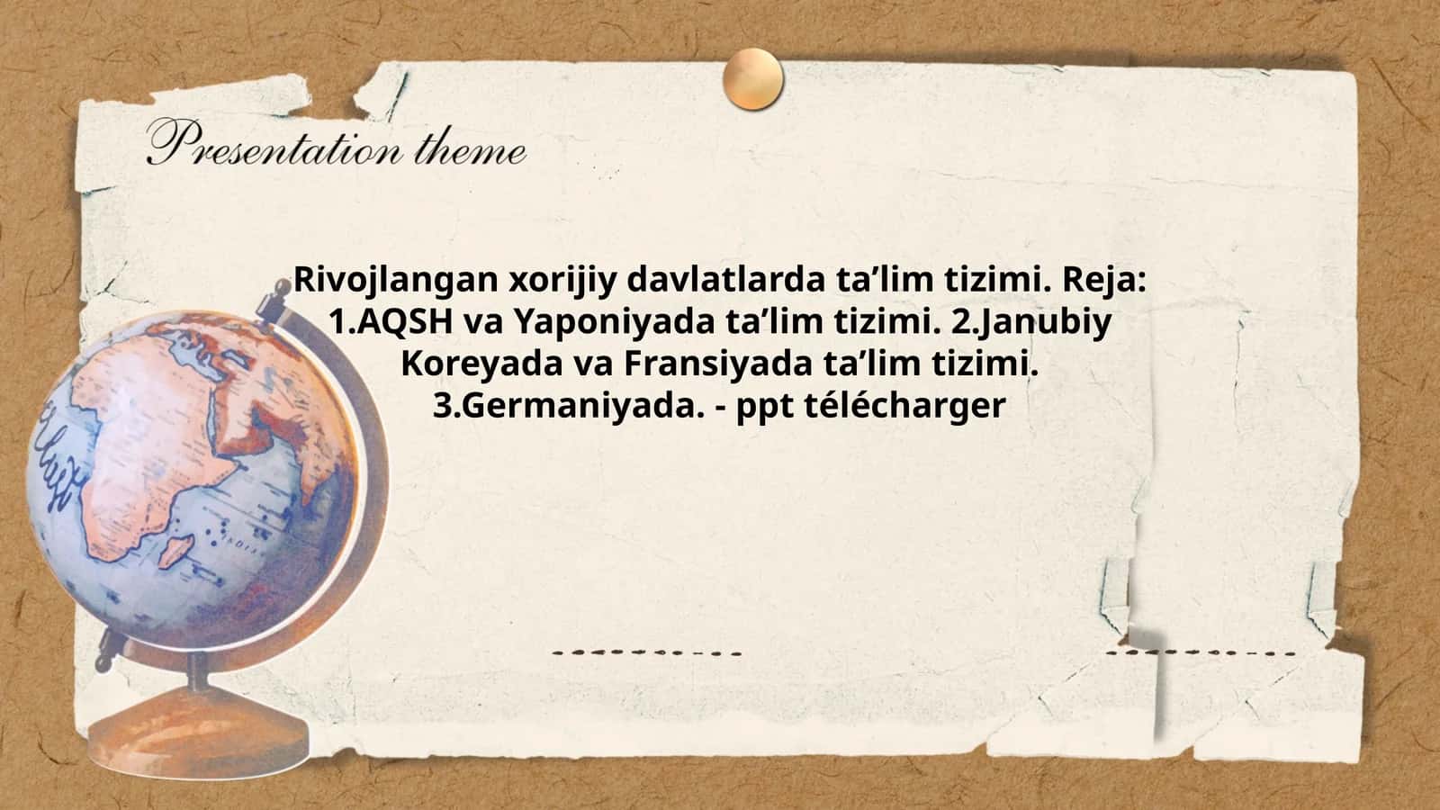 Rivojlangan xorijiy davlatlarda ta’lim tizimi