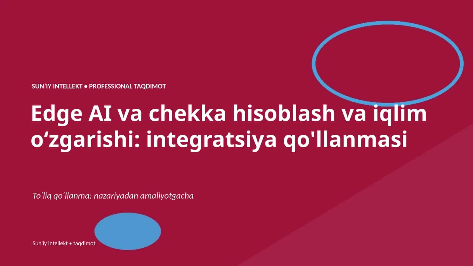 Edge AI va chekka hisoblash va iqlim oʻzgarishi: integratsiya qo'llanmasi