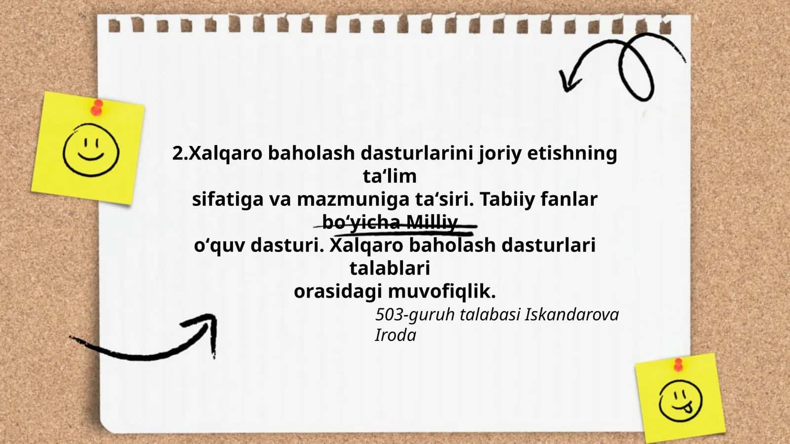 Xalqaro baholash dasturlarini joriy etishning taʻlim sifatiga va mazmuniga taʻsiri