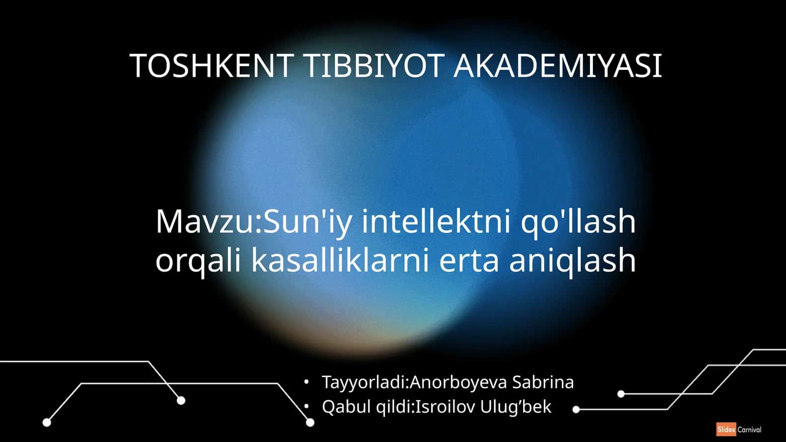 Sun'iy intellektni qo'llash orqali kasalliklarni erta aniqlash