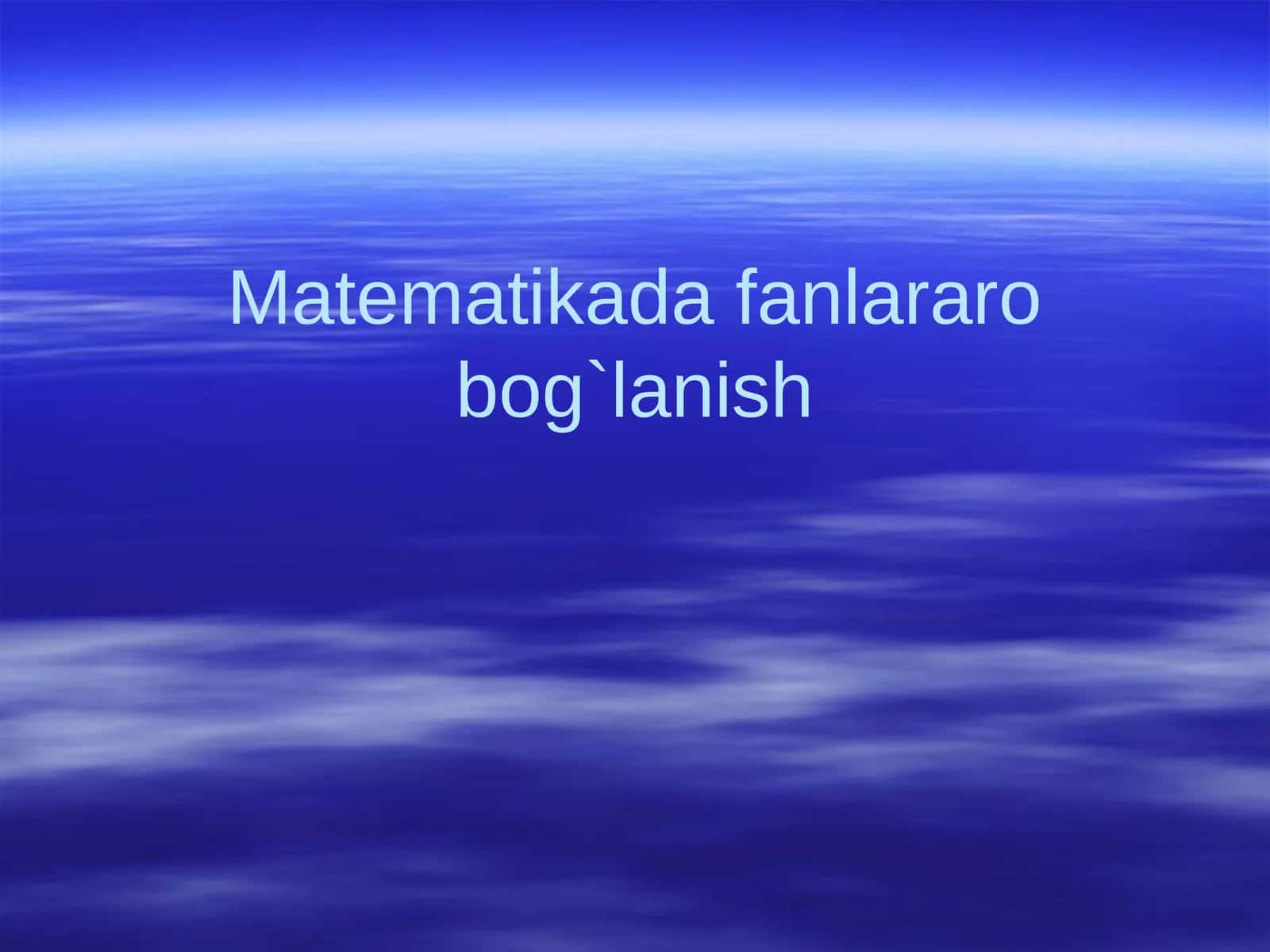 Integratsiya