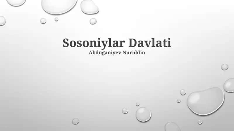 Sosoniylar Davlati