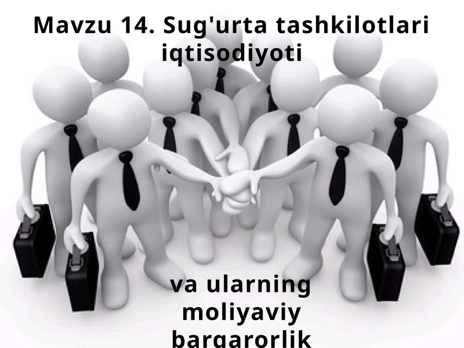 Sug'urta tashkilotlari iqtisodiyoti va ularning moliyaviy barqarorlik