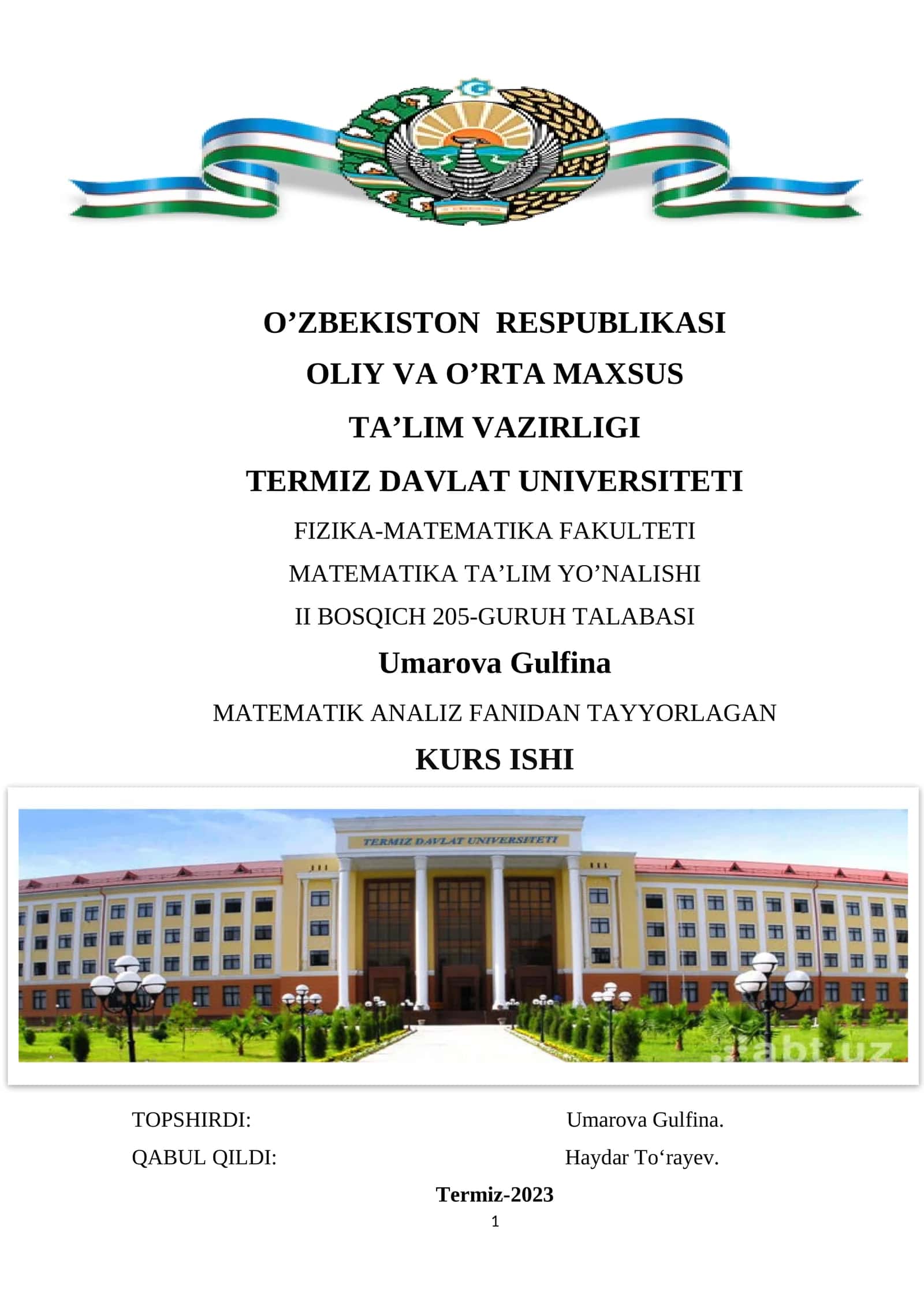 Ikkinchi tur sirt egri chiziqli integral