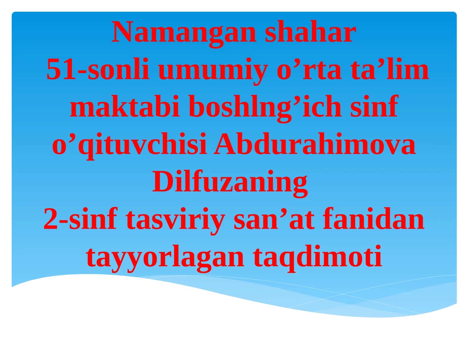 NAVRO’Z BAYRAMI MAVZUSIDAGI RASM TASVIRIY SAN’ATNING MAISHIY JANRIGA MANSUB