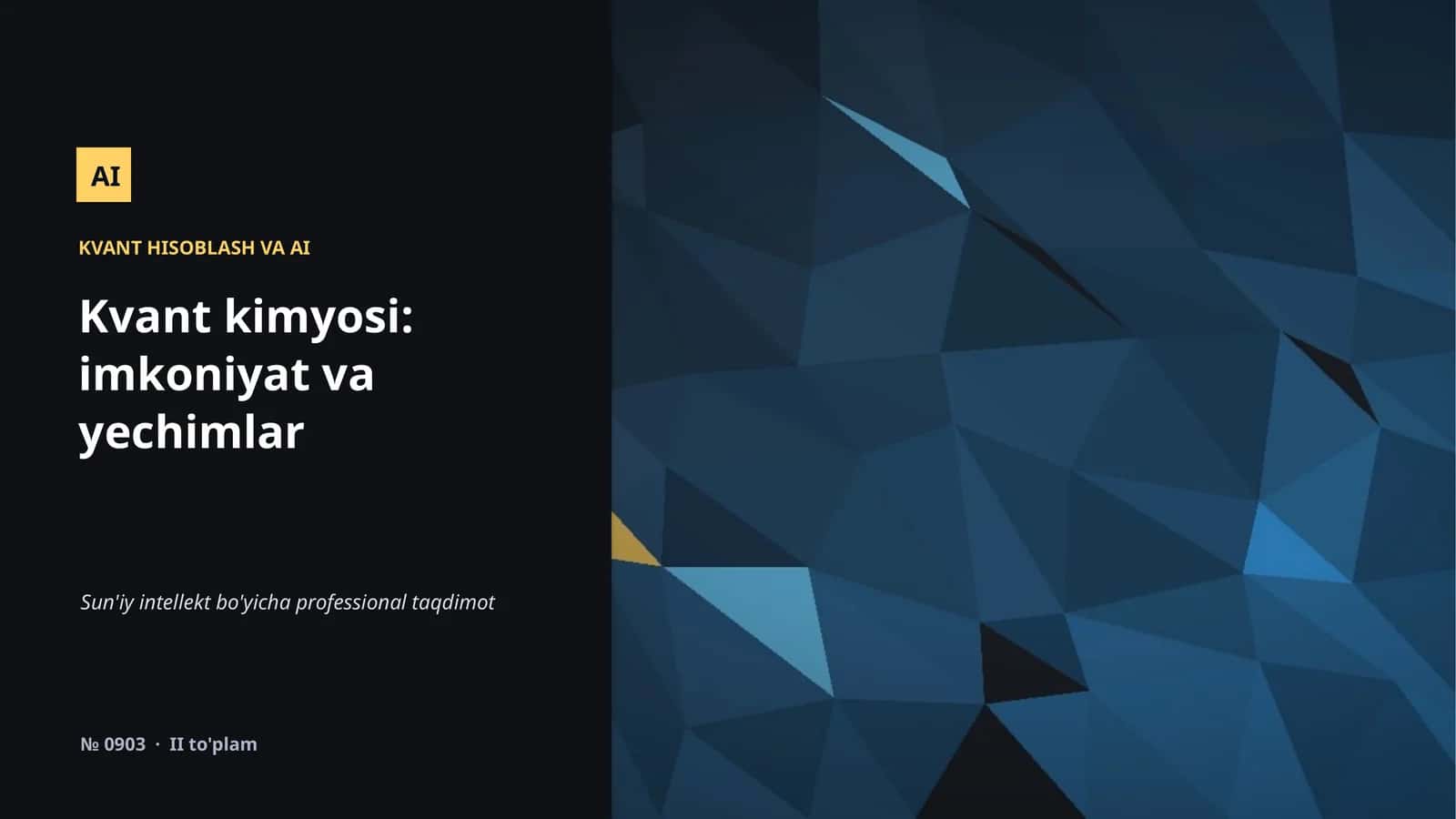 KVANT HISOBLASH VA AI