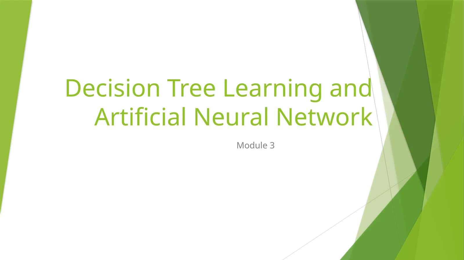 Decision Tree Learning