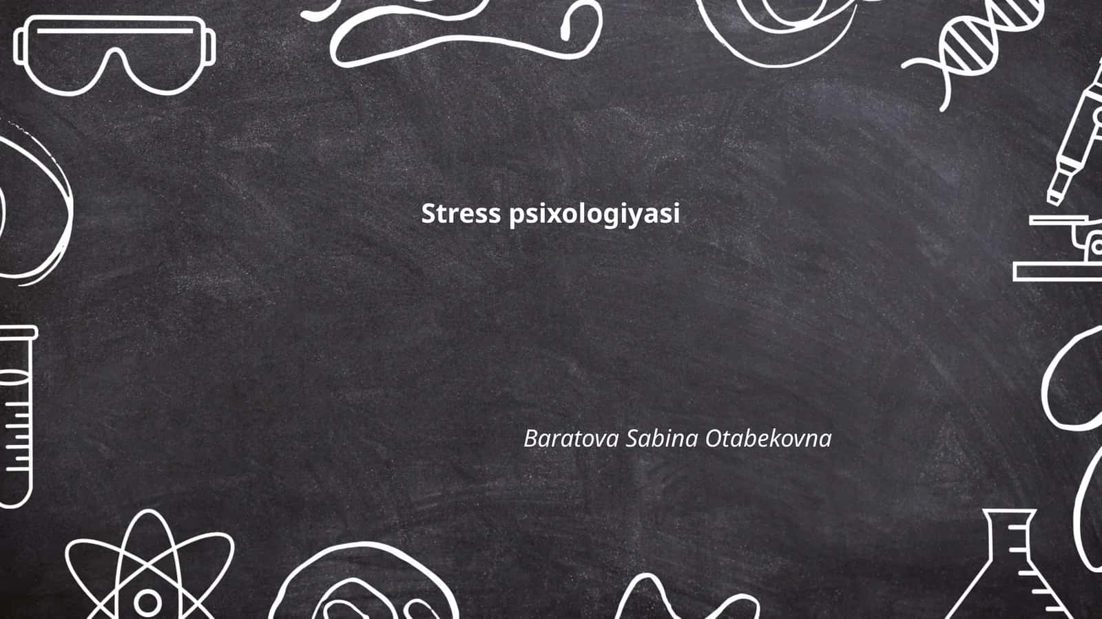 Stress psixologiyasi