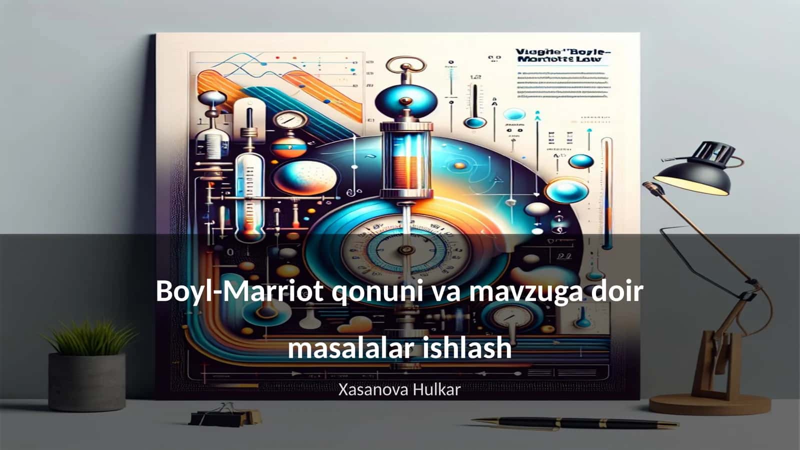 Boyl-Marriot qonuni va mavzuga doir masalalar ishlash