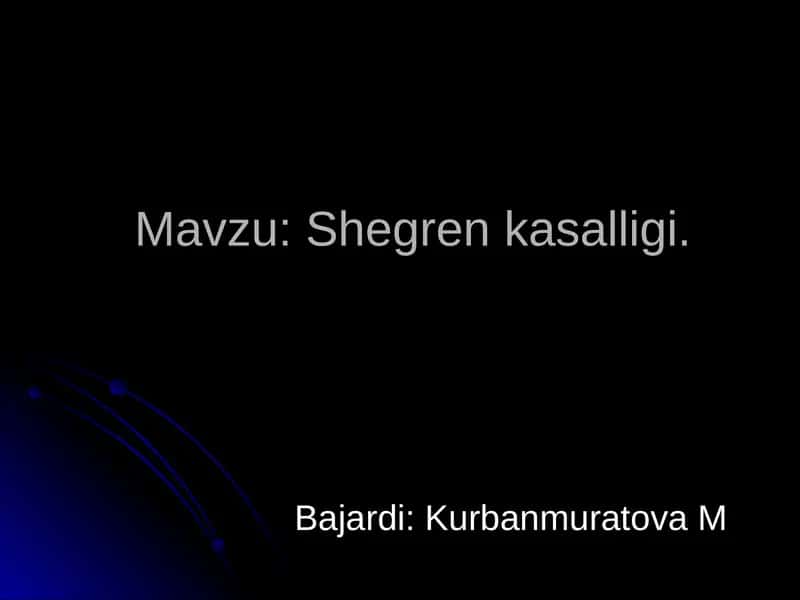 Shergen Sindromi