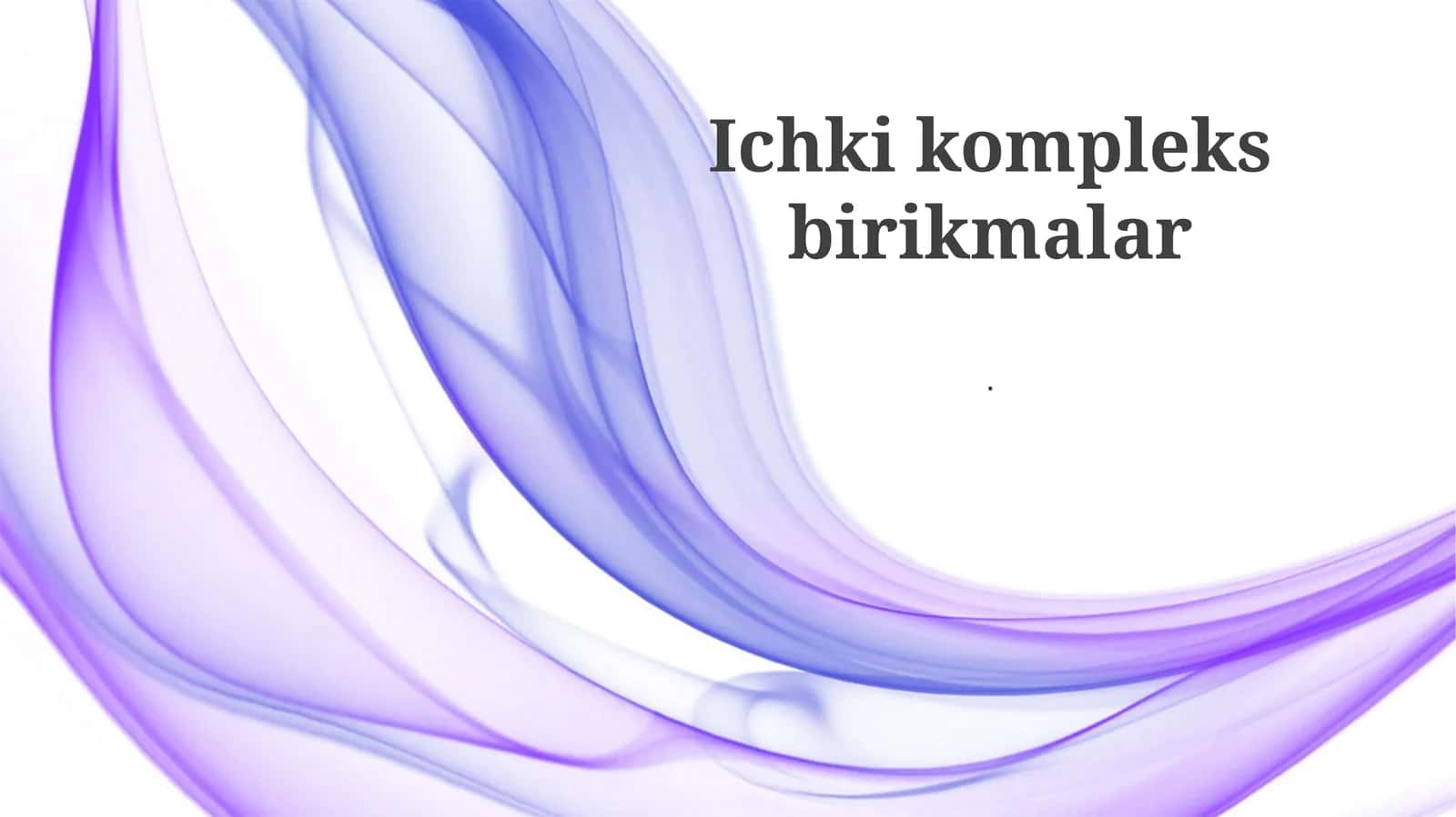 Ichki kompleks birikmalar