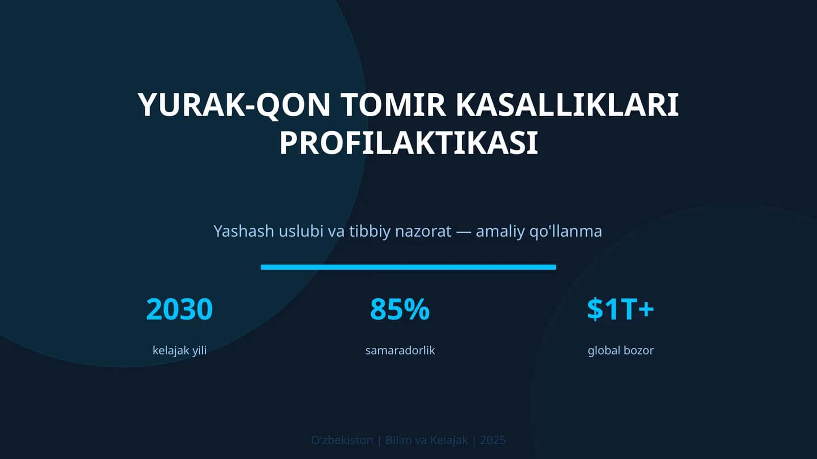 Yurak-qon tomir kasalliklari profilaktikasi