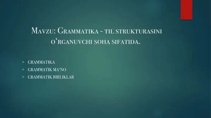 Grammatika