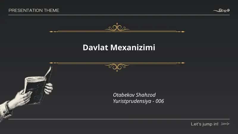 Davlat Mexanizimi