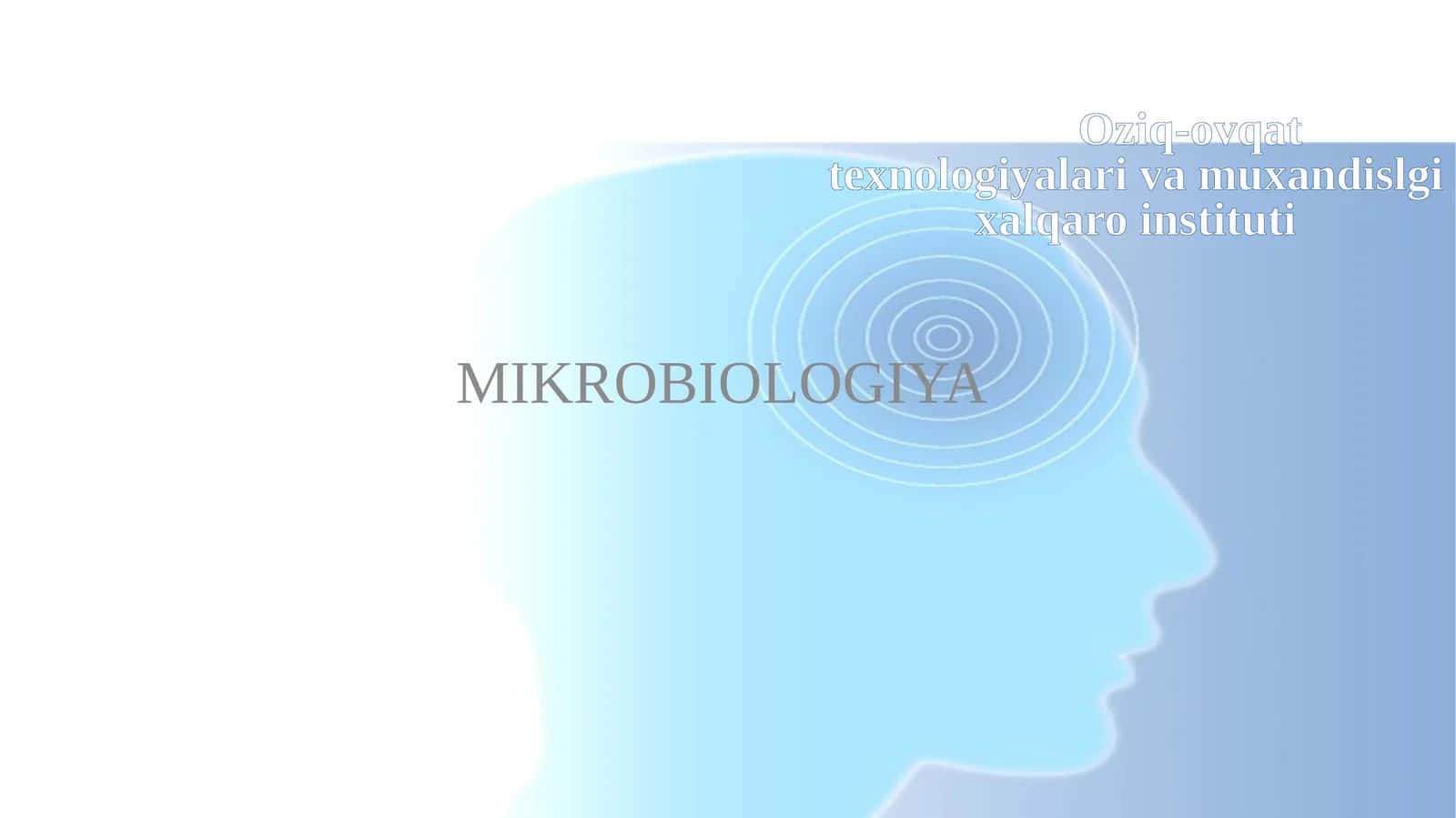 Sut va sut mahsulotlarining mikrobiologiyasi