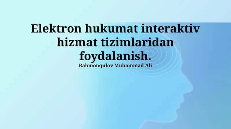 Elektron Hukumat Interaktiv Xizmatlari Tizimlari