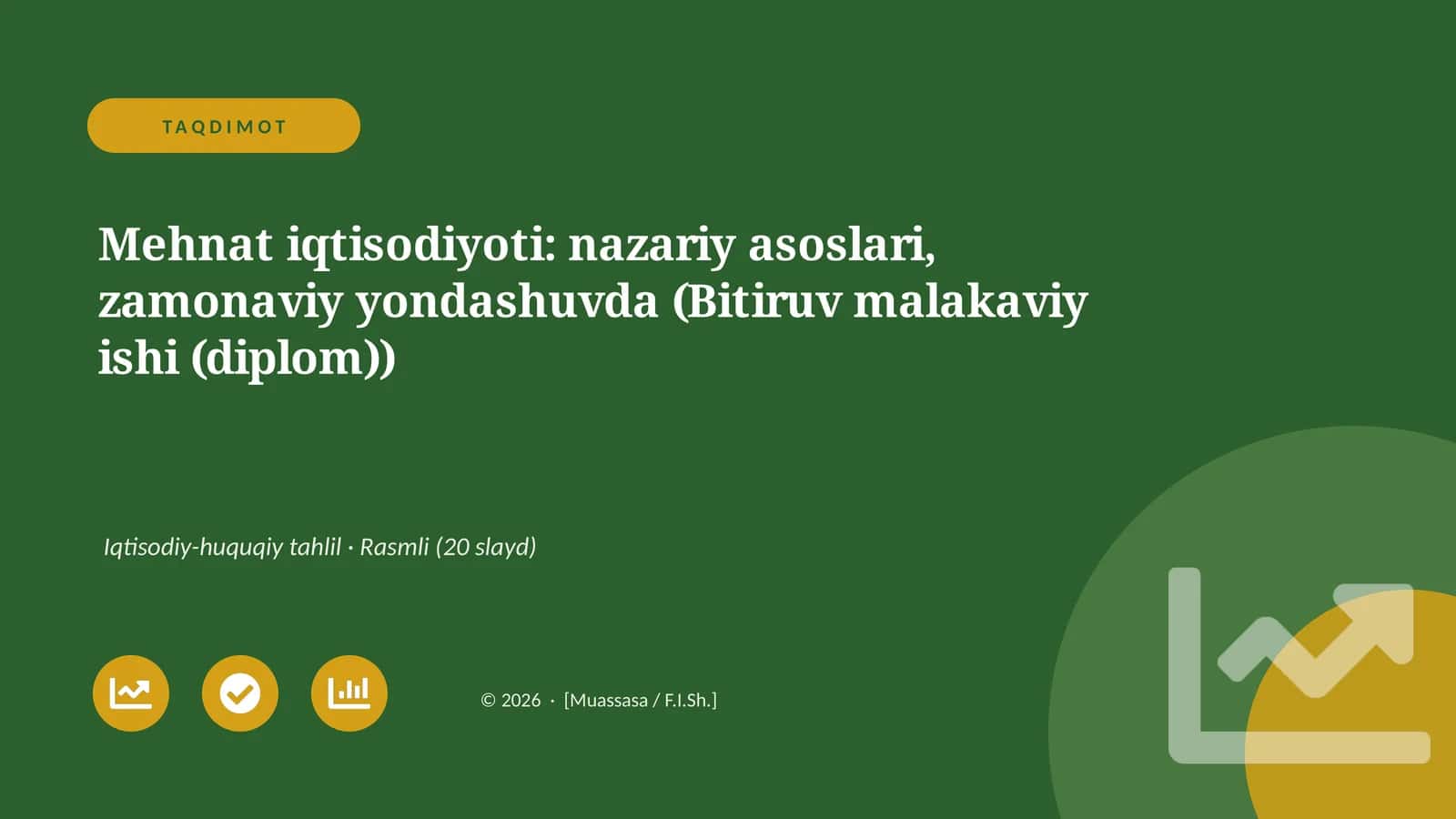 Mehnat iqtisodiyoti: nazariy asoslari, zamonaviy yondashuvda