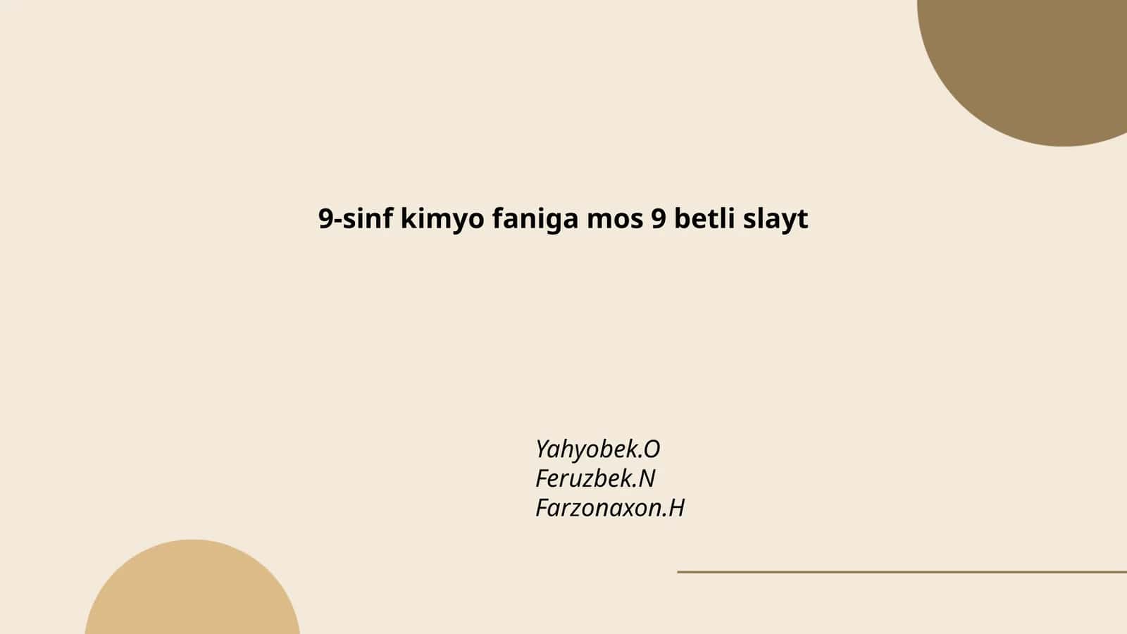 Atom va uning tarkibi - 9 betli slayt