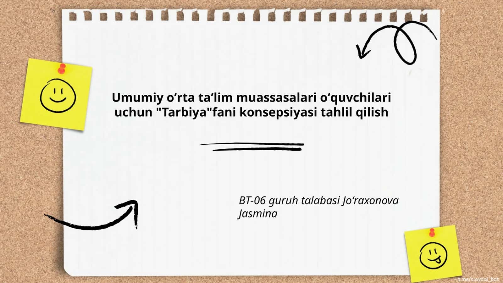 Tarbiya fanining asosiy maqsadlari