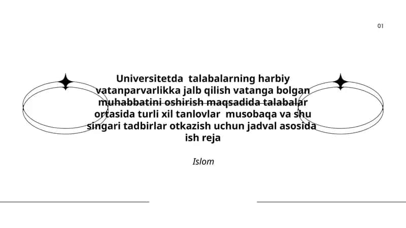 Harbiy vatanparvarlikka jalb qilish maqsadida turli xil tanlovlar musobaqa