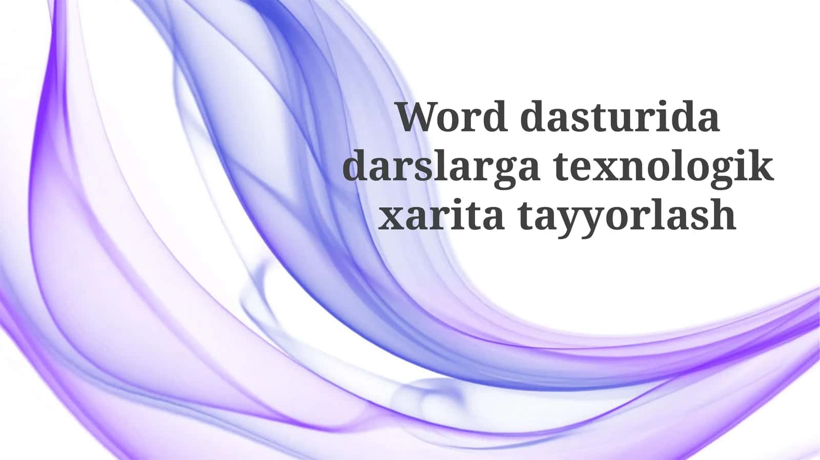 Texnologiya landshafini xaritaga tushirish
