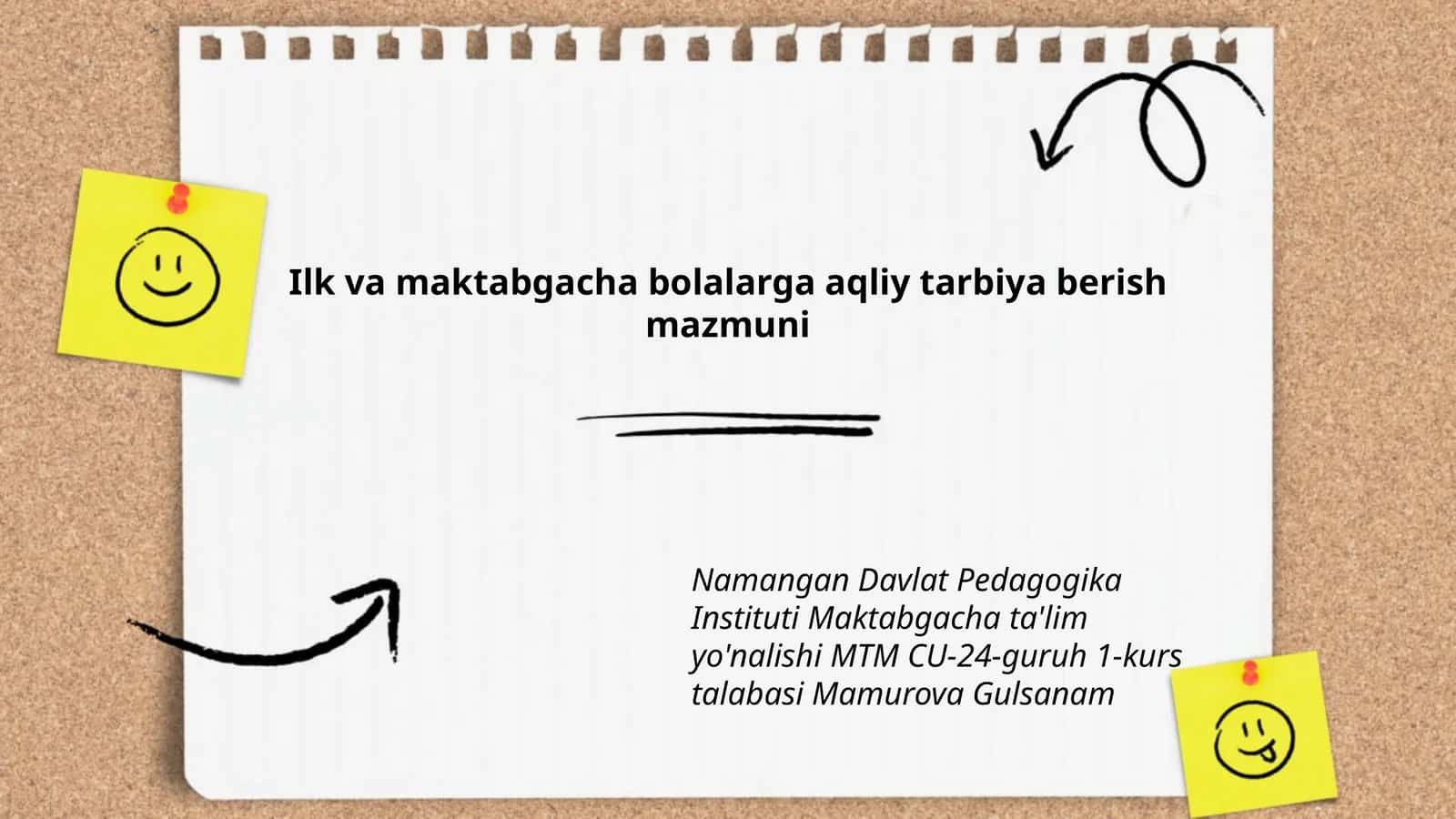 Ilk va maktabgacha bolalarga aqliy tarbiya berish mazmuni