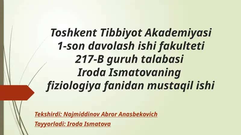 Sinapslarning turlimoddalargasezgirligi
