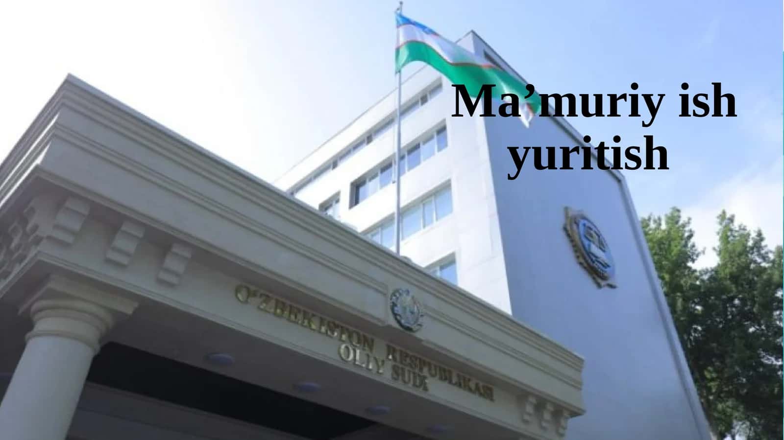 Ma’muriy ish yuritish