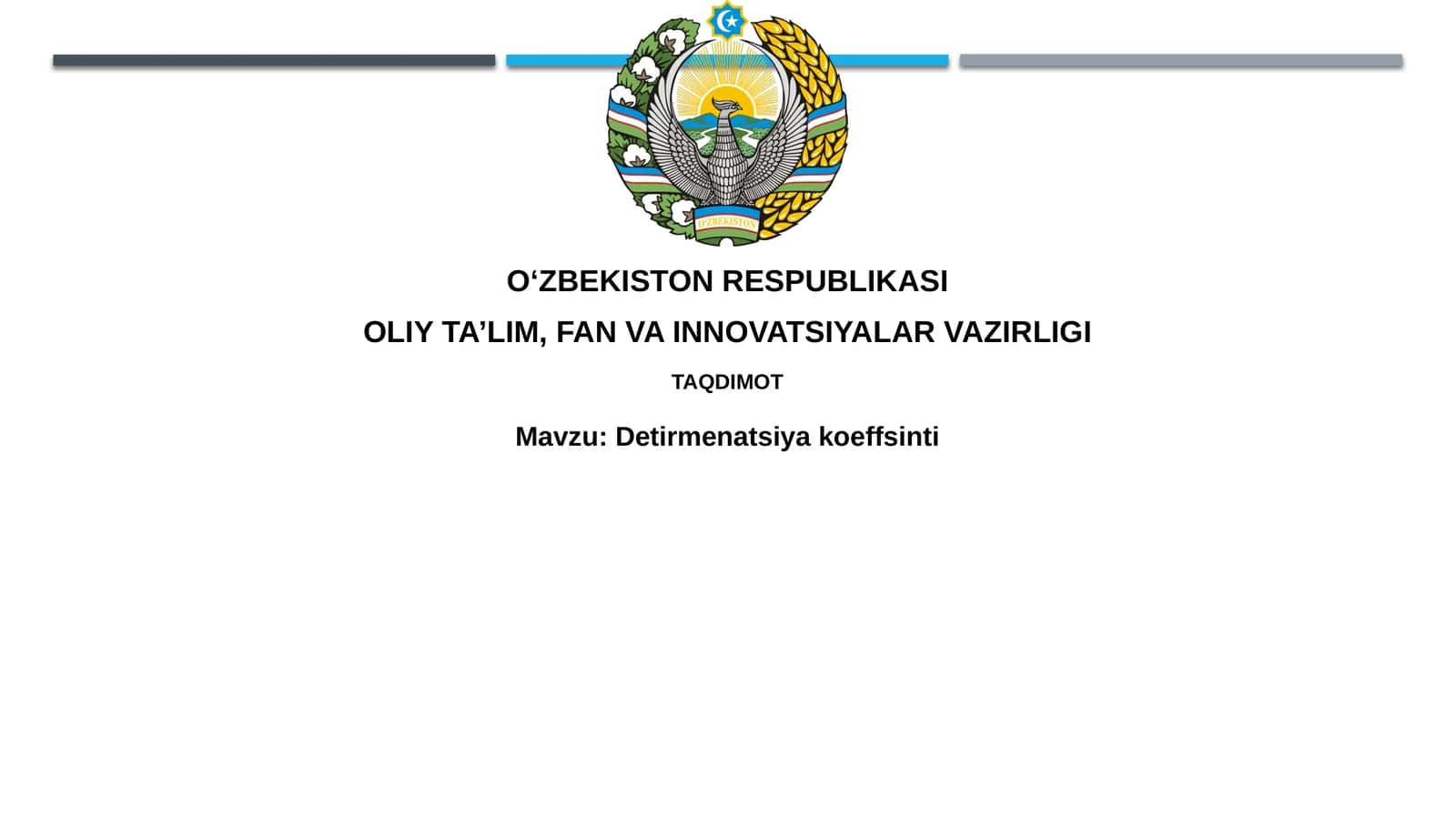 Determinatsiya koeffitsienti