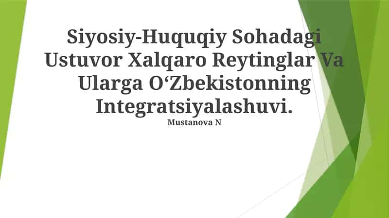 Xalqaro reytinglar