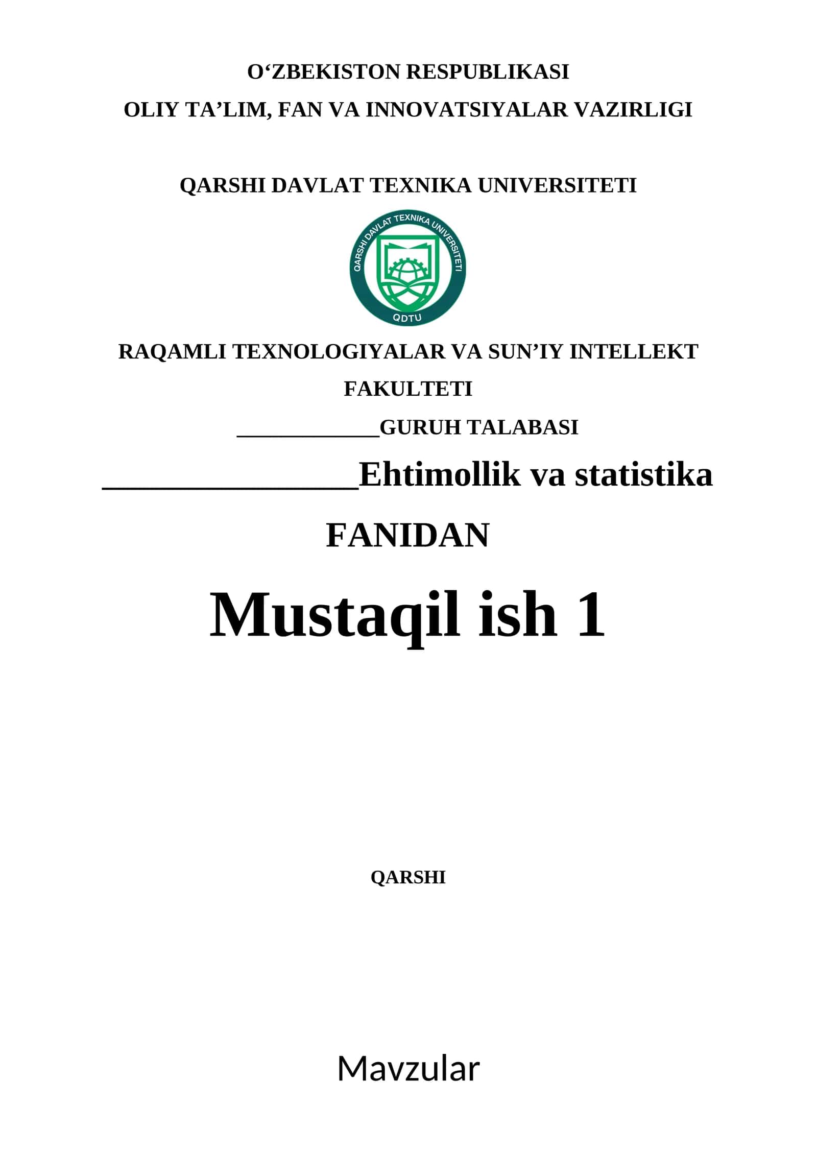 HODISALAR VA ULARNING TURLARI. HODISALAR ALGEBRASI VA SIGMA-ALGEBRASI.