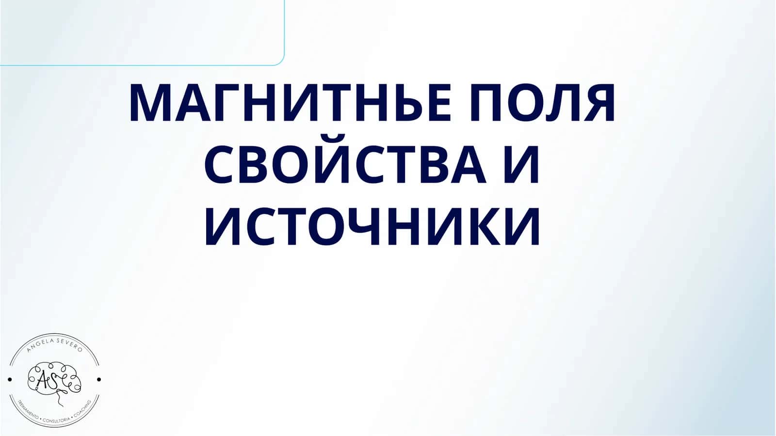 МАГНИТНЬЕ ПОЛЯ СВОЙСТВА И ИСТОЧНИКИ