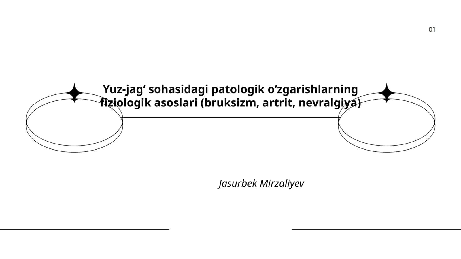 Yuz-jag‘ sohasidagi patologik o‘zgarishlarning fiziologik asoslari (bruksizm, artrit, nevralgiya)